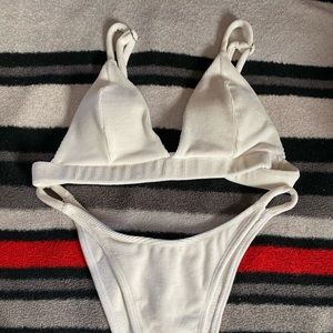 White Velvet Bikini *never worn*